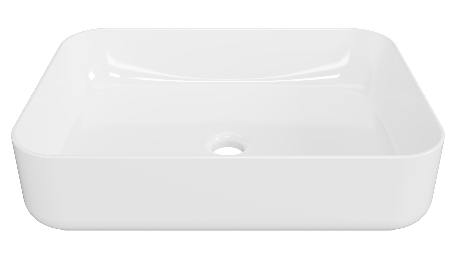 Timberline Enchant 500mm Above Counter Basin - Gloss White