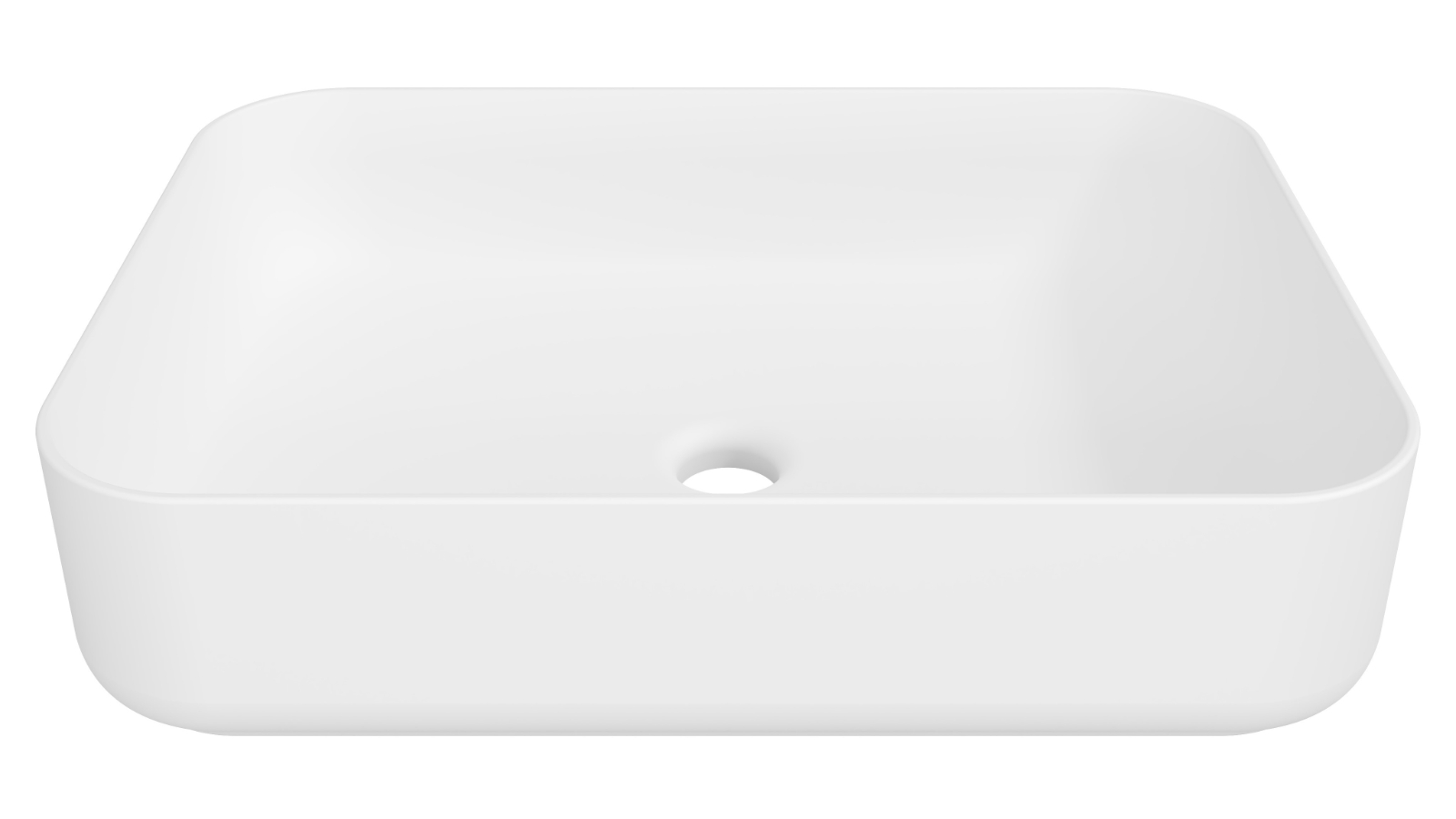 Timberline Enchant 500mm Above Counter Basin - Matte White