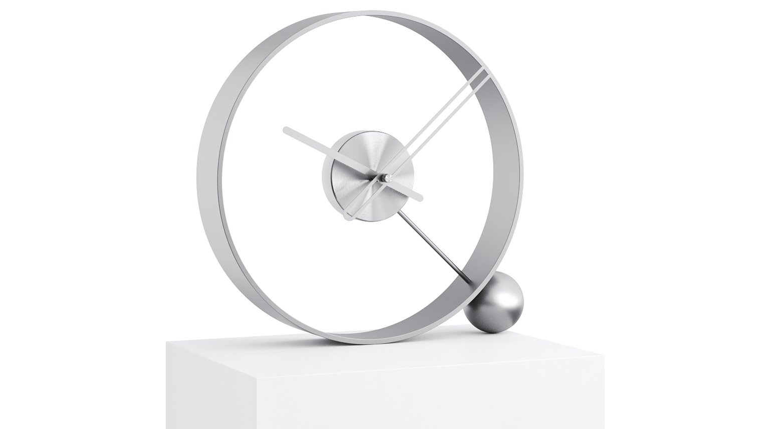Mclocks Endless Chrome Table Clock