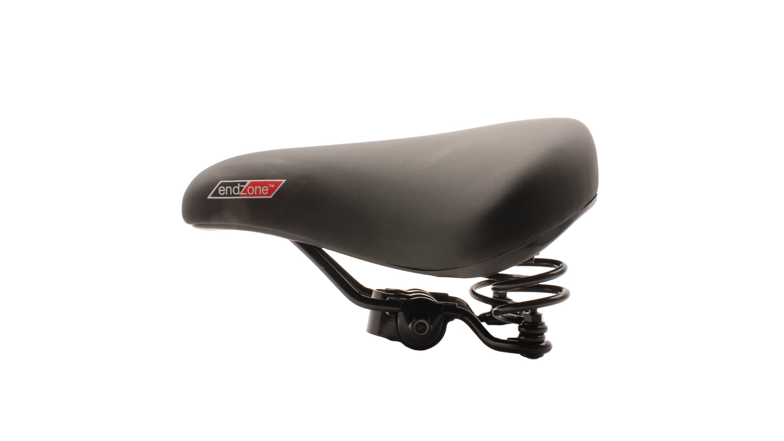 EndZone Ladies Webspring Bike Seat/Saddle with Gel Top and Comfort Foam - Black