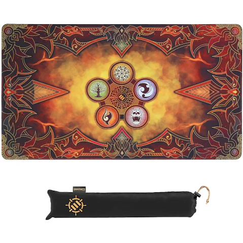 Enhance Gaming Trading Card Game Playmat - Orange