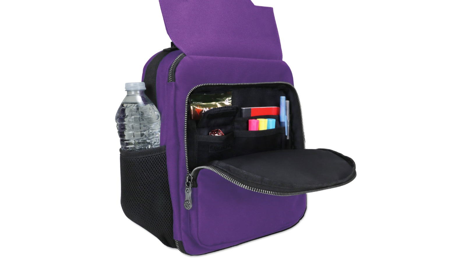 Enhance Gaming Tabletop Collector's Edition Compact Trading Card Purple Backpack