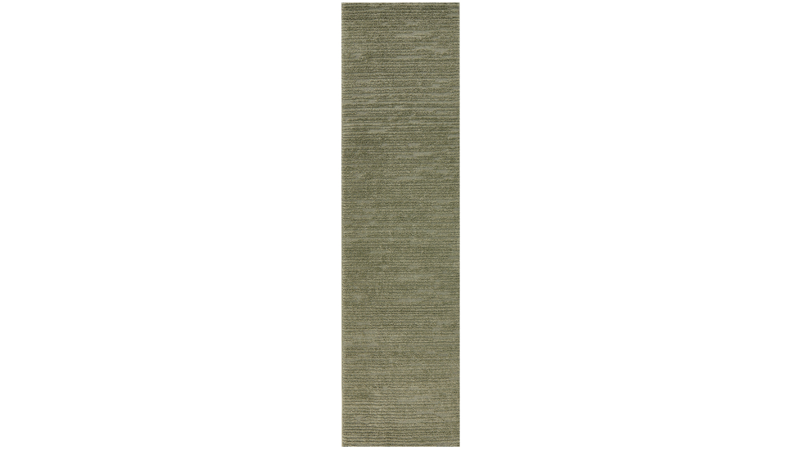 The Weave Studio Chloe Suri Green Runner Rug - 500 x 80cm