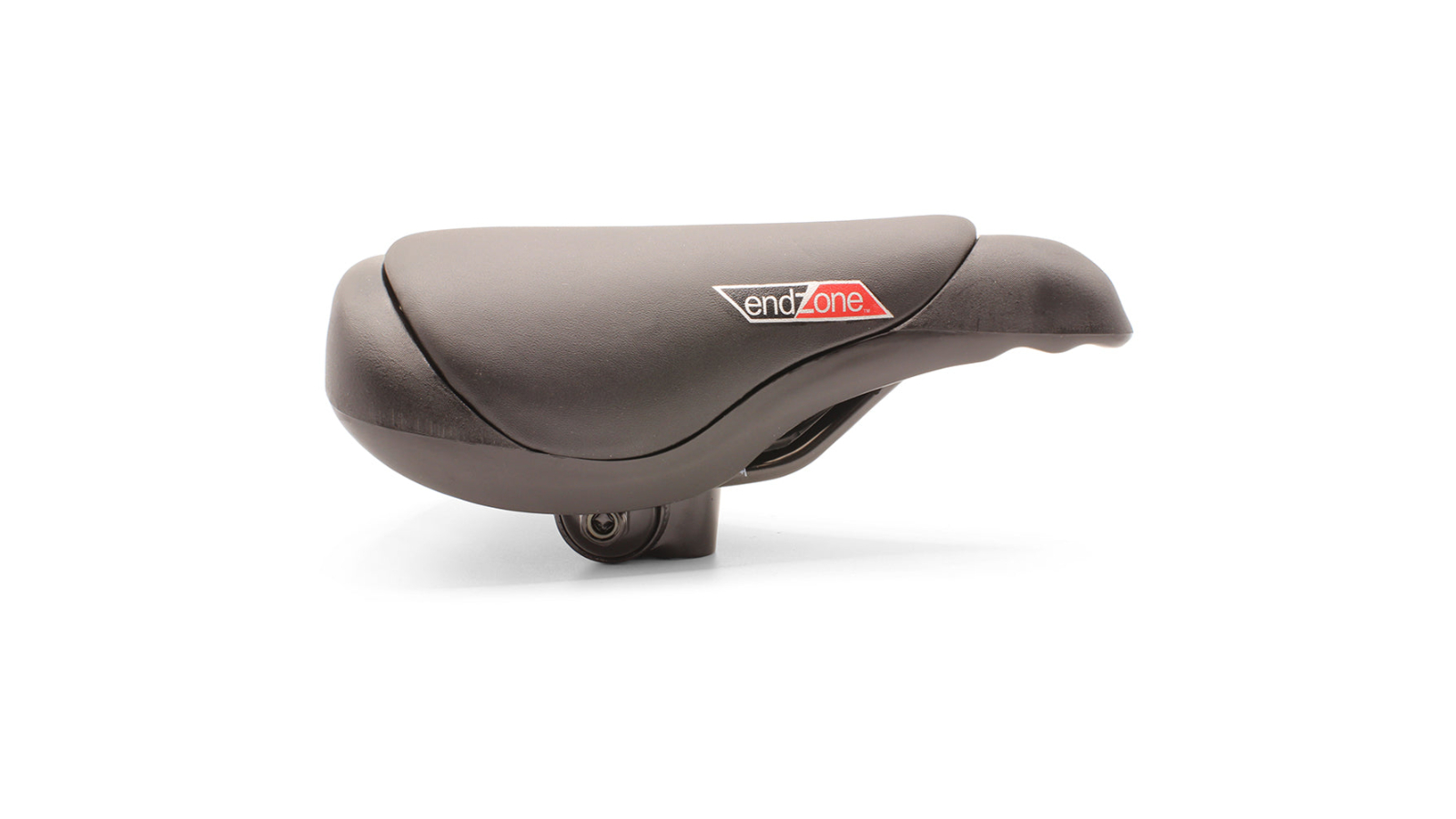 EndZone BMX Style Black Vinyl Freestyle Bike Saddle Seat