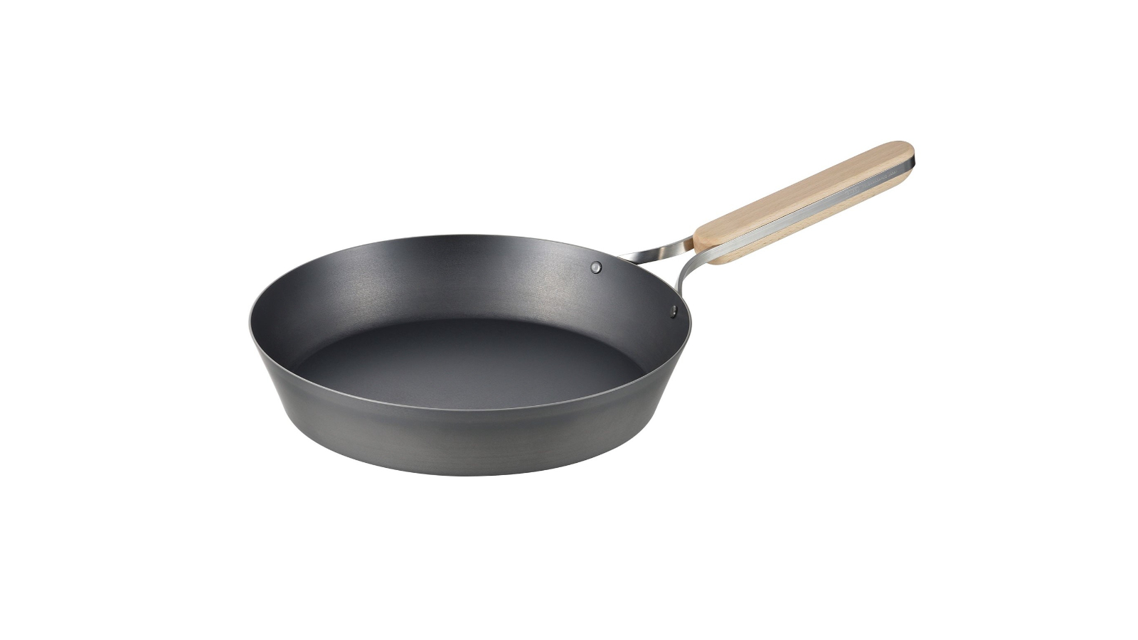 Enzo Black Iron Steel Frying Pan - 20cm