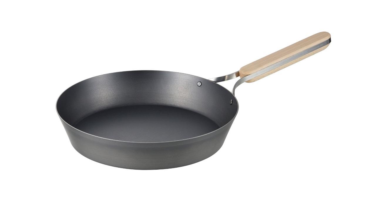 Enzo Black Iron Steel Frying Pan