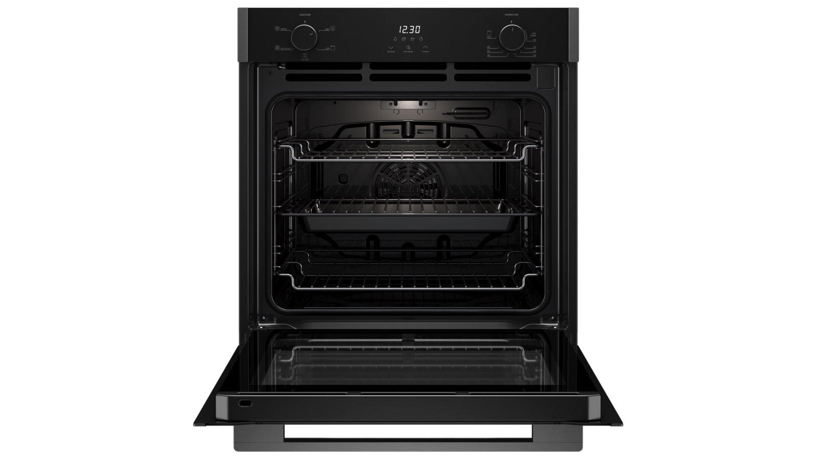 Euromaid 600mm 5Function Builtin Oven Dark Stainless Harvey Norman