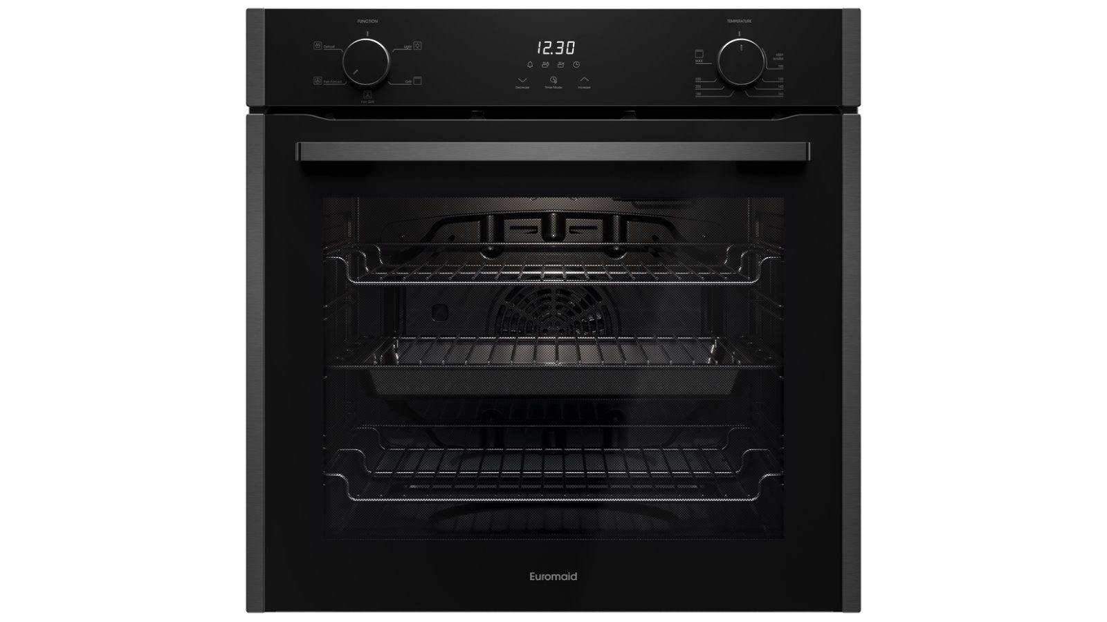 Euromaid 600mm 5Function Builtin Oven Dark Stainless Harvey Norman