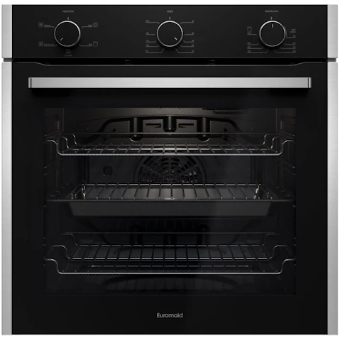 Euromaid 600mm 5-Function Built-in Oven - Stainless Steel