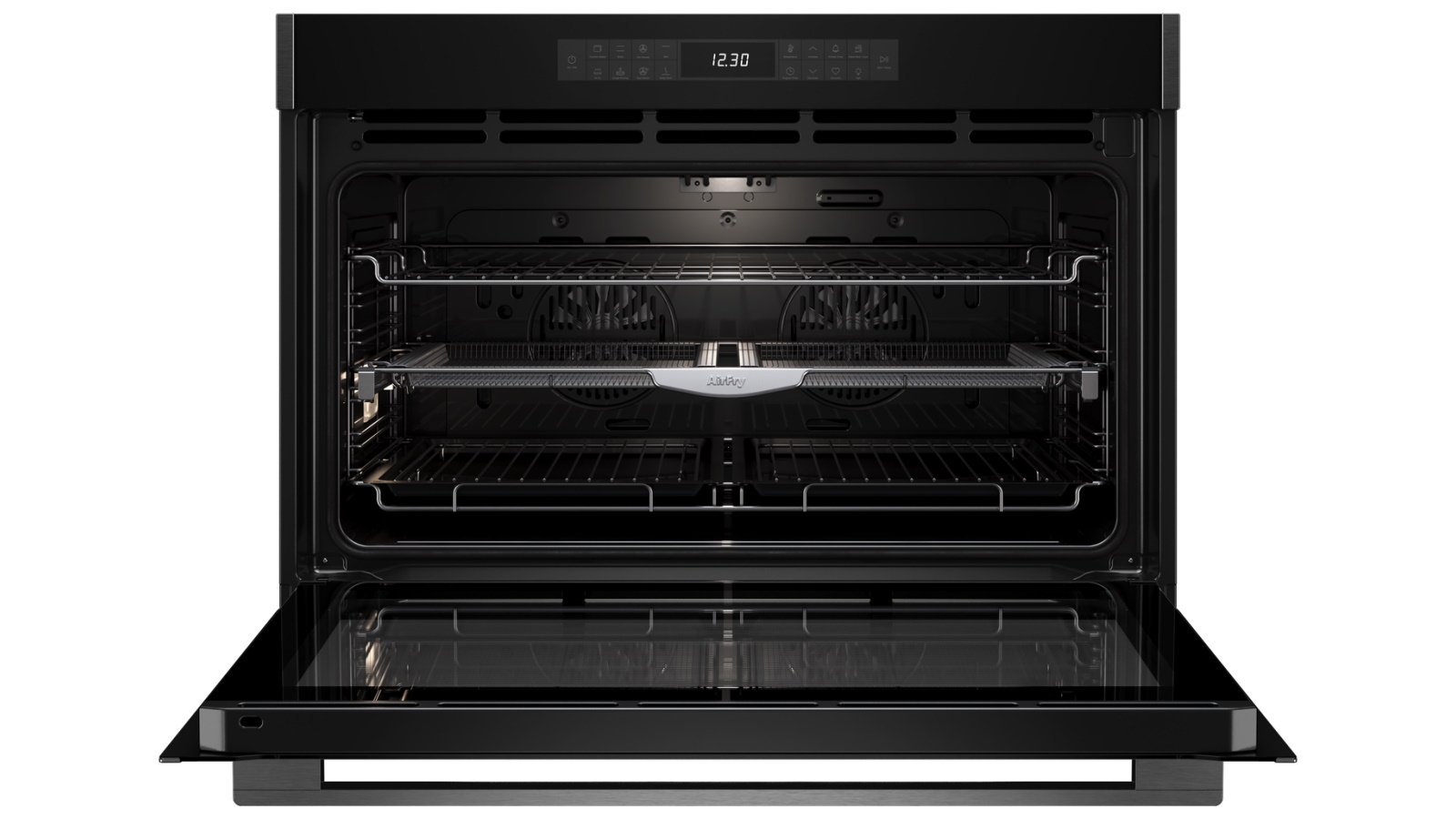 Euromaid 900mm 16Function Builtin Oven with Air Fry Dark Stainless