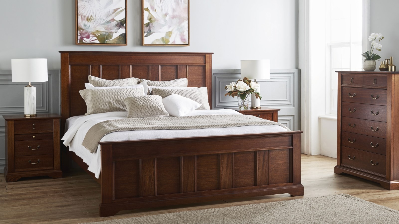 Empire Queen Bed Harvey Norman