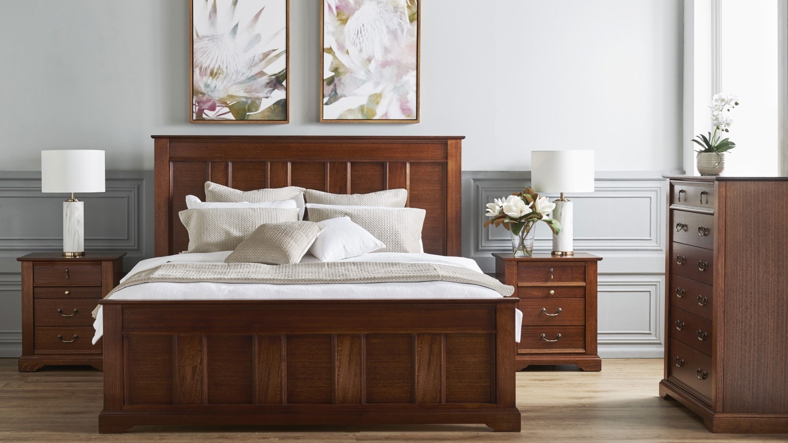 Empire Queen Bed Harvey Norman