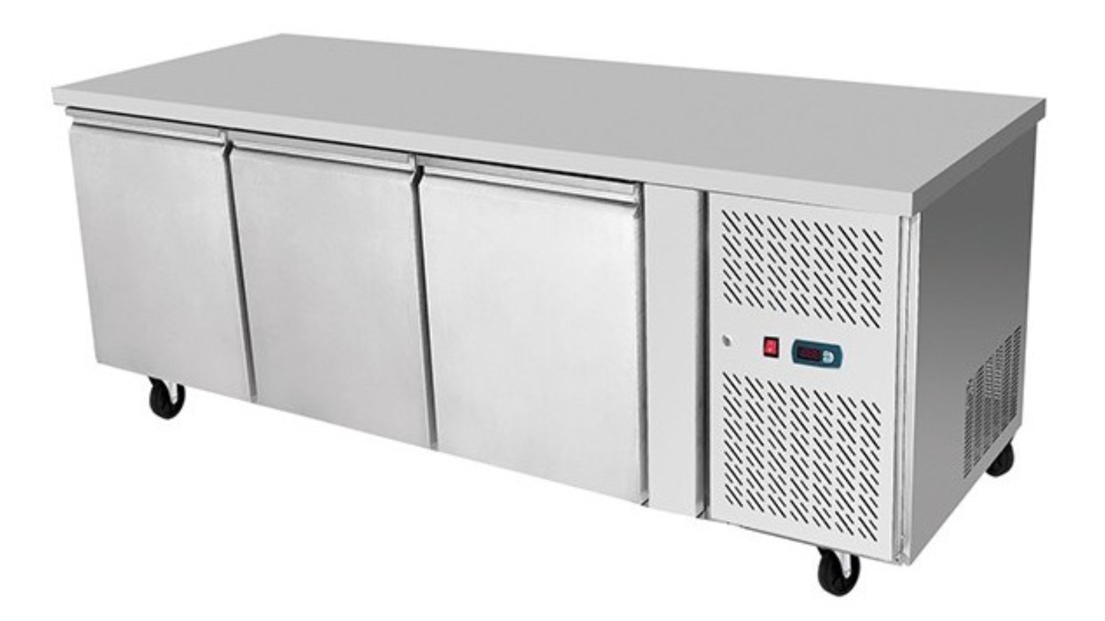 Atosa Commercial 3-Door Underbench Table Freezer 