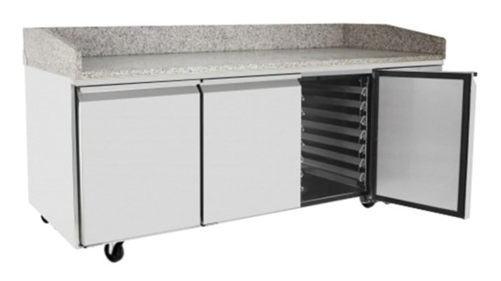 Atosa Commercial 3-Door Pizza Table