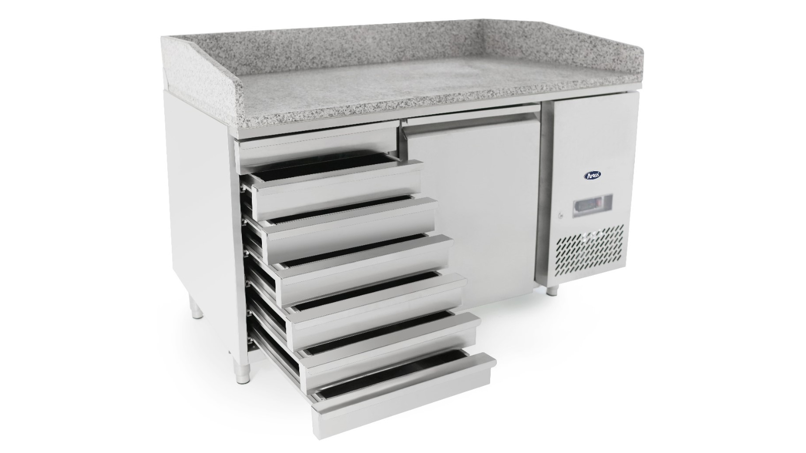 Atosa Commercial 1-Door Pizza Table Fridge with Drawer