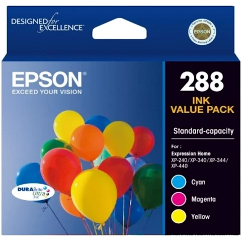 Epson 288 DURABrite Ultra 3 Colour Ink Cartridge Pack