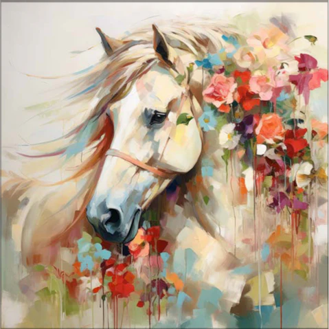 La Grolla Equine Elegance I Unframed Canvas Wall Art