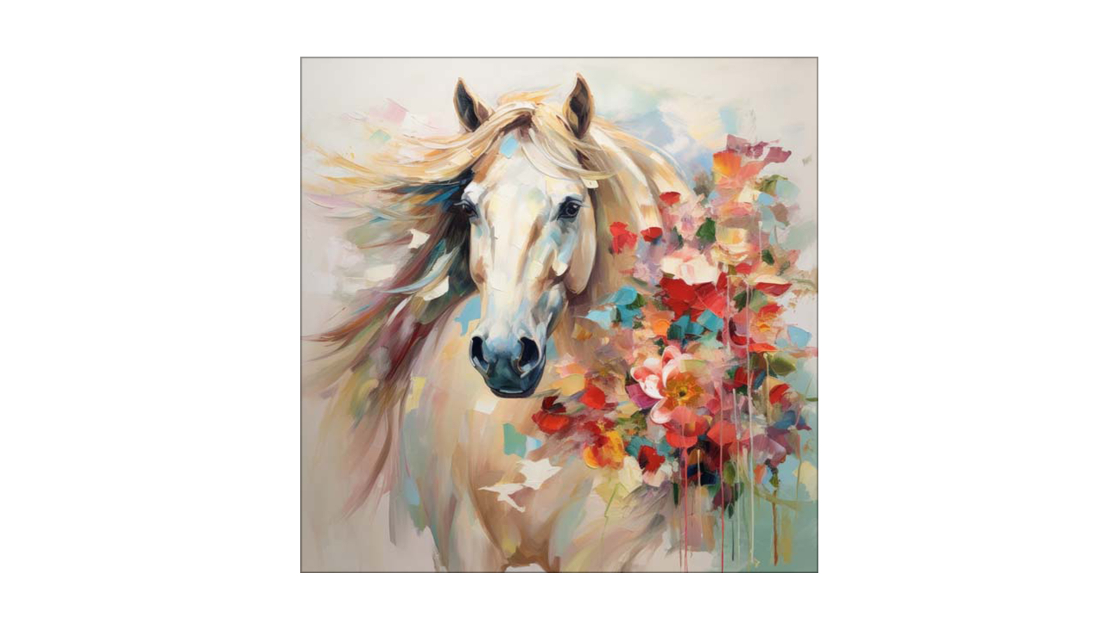 La Grolla Equine Elegance II Unframed Canvas Wall Art