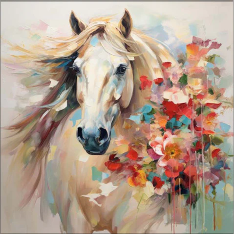 La Grolla Equine Elegance II Unframed Canvas Wall Art