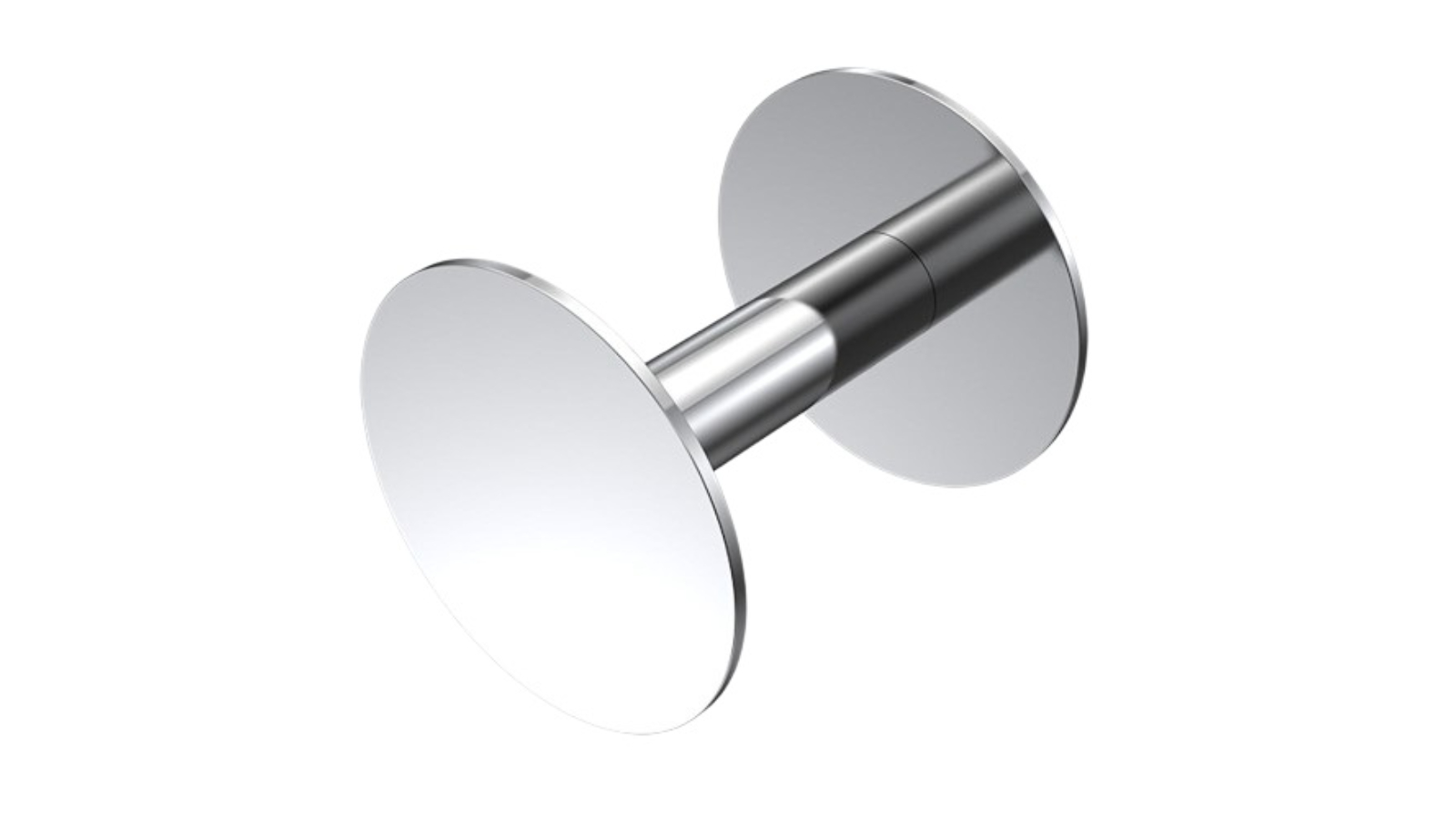 Parisi Ellisse Round Toilet Roll Holder - Chrome