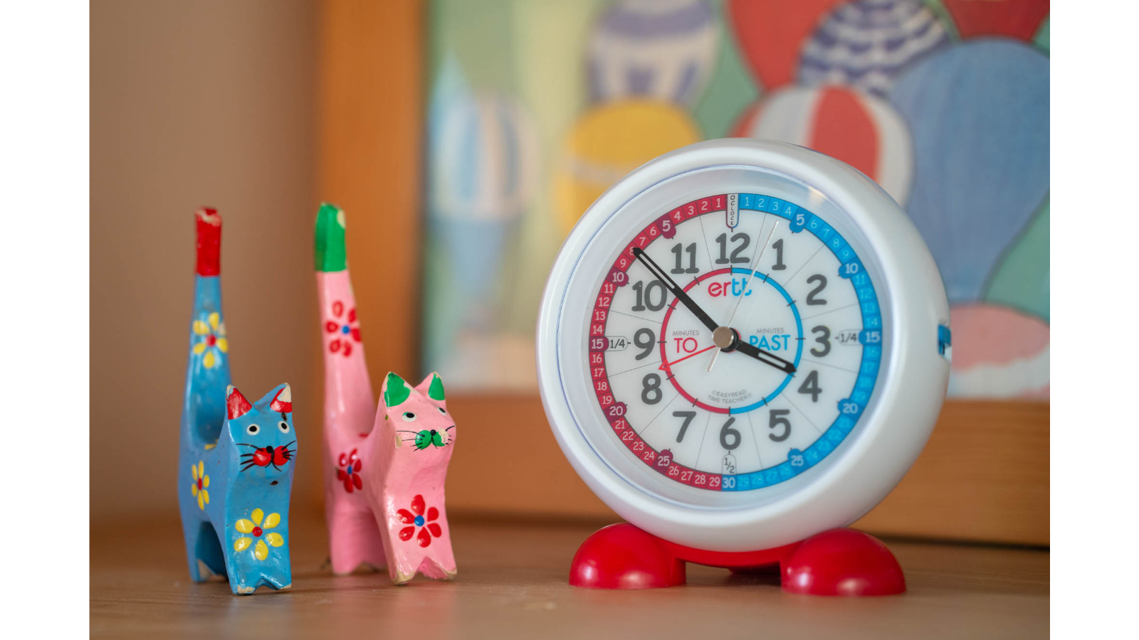 EasyRead Kids RedBlue Alarm Clock Harvey Norman