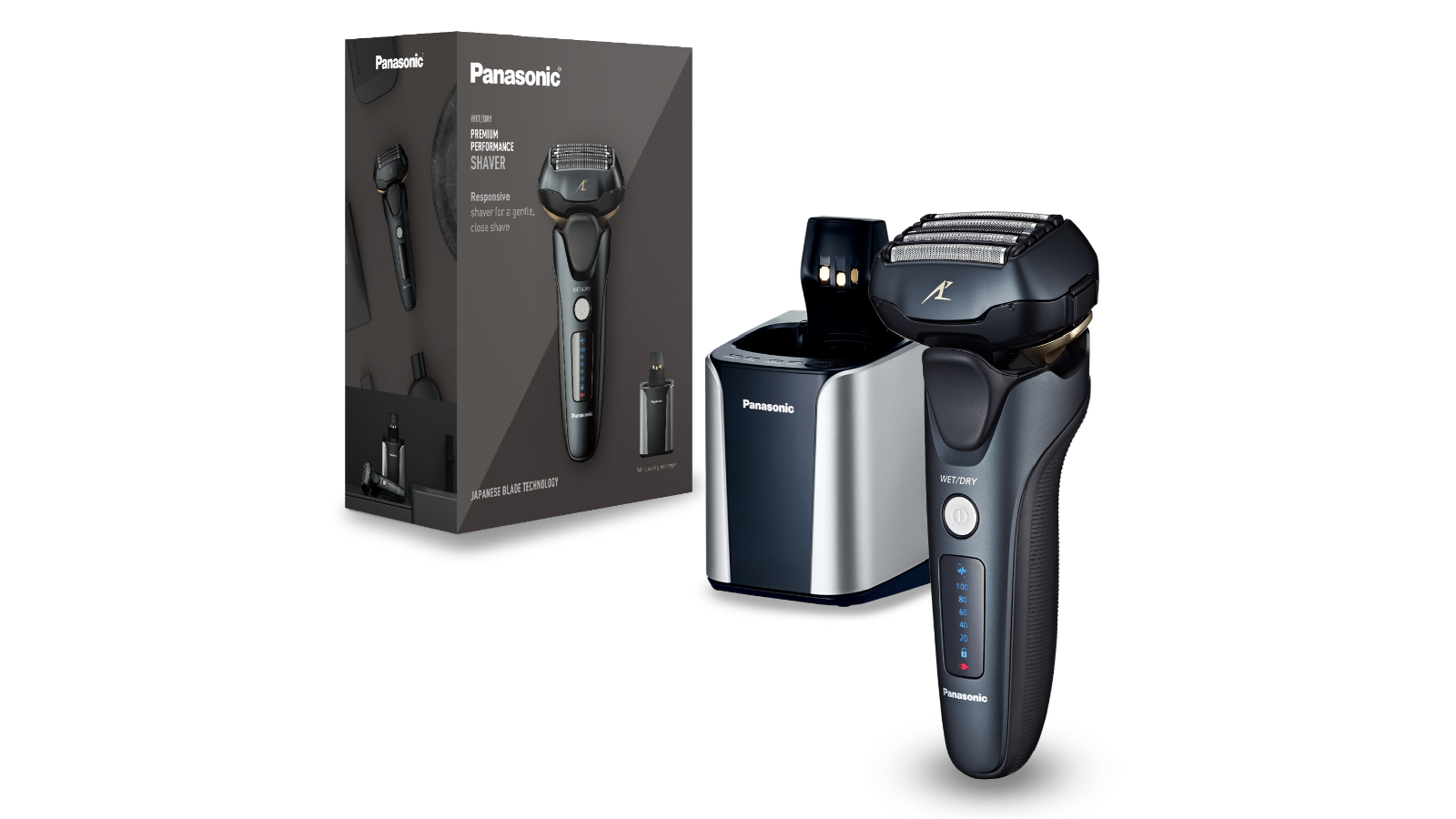 Panasonic Series 800 Multi-Flex 5-Blade Premium Performance Wet & Dry Shaver with Station