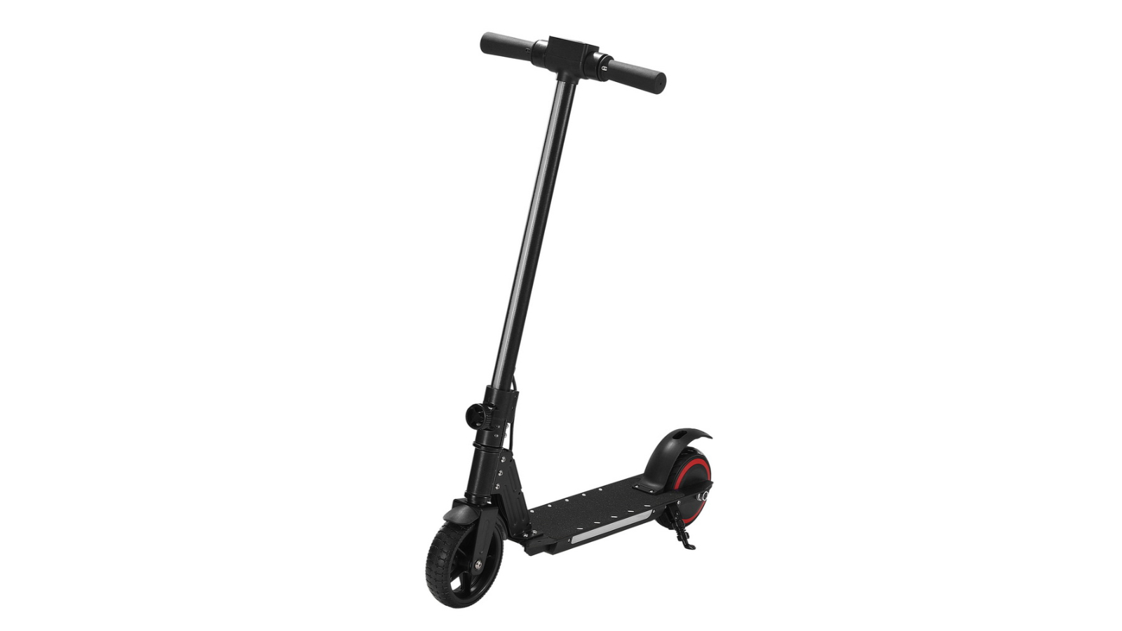 Folding Portable Electric Scooter 130W 16km/h LED Light For Kids and Teen - Black