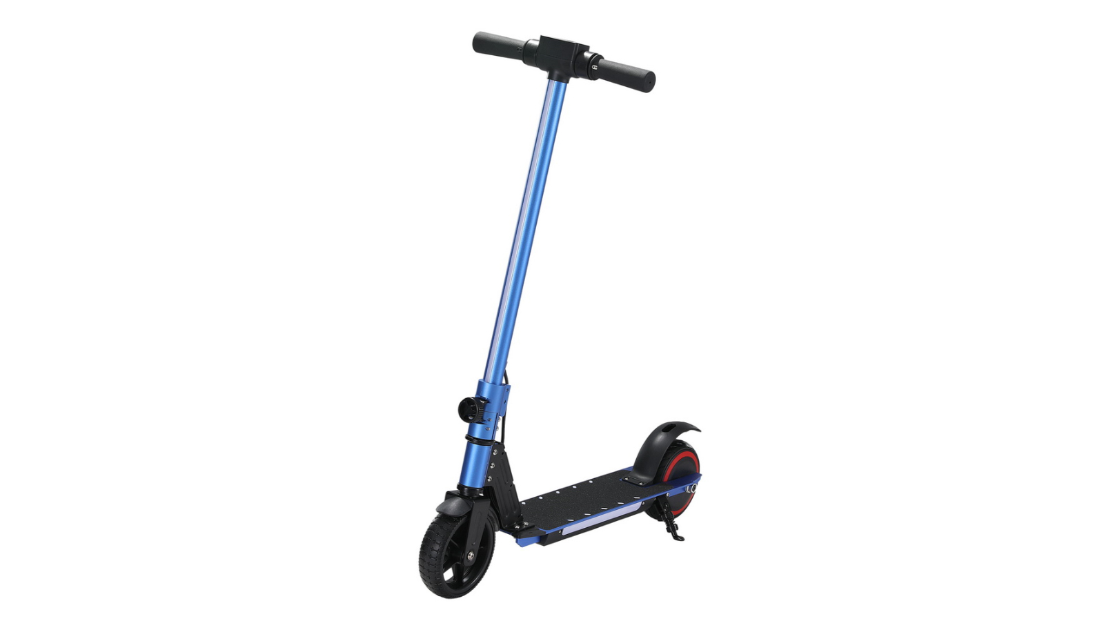 Folding Portable Electric Scooter 130W 16km/h LED Light For Kids and Teen - Blue