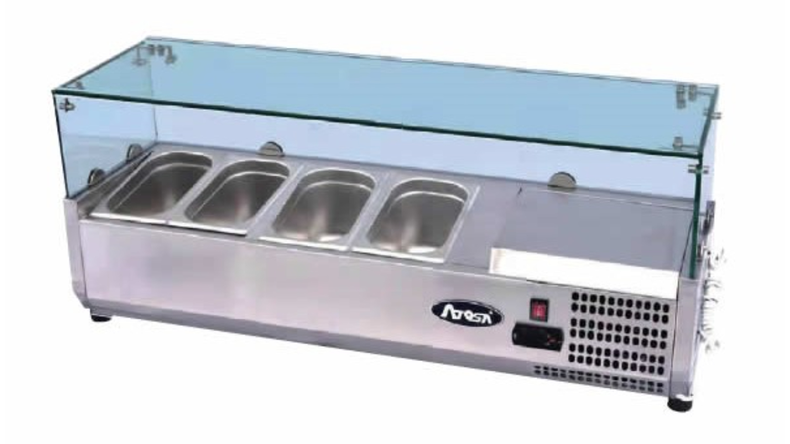 Atosa Commercial GN1/4 x 7 ESL Counter Top Salad Bar 1505 x 335 x 460mm