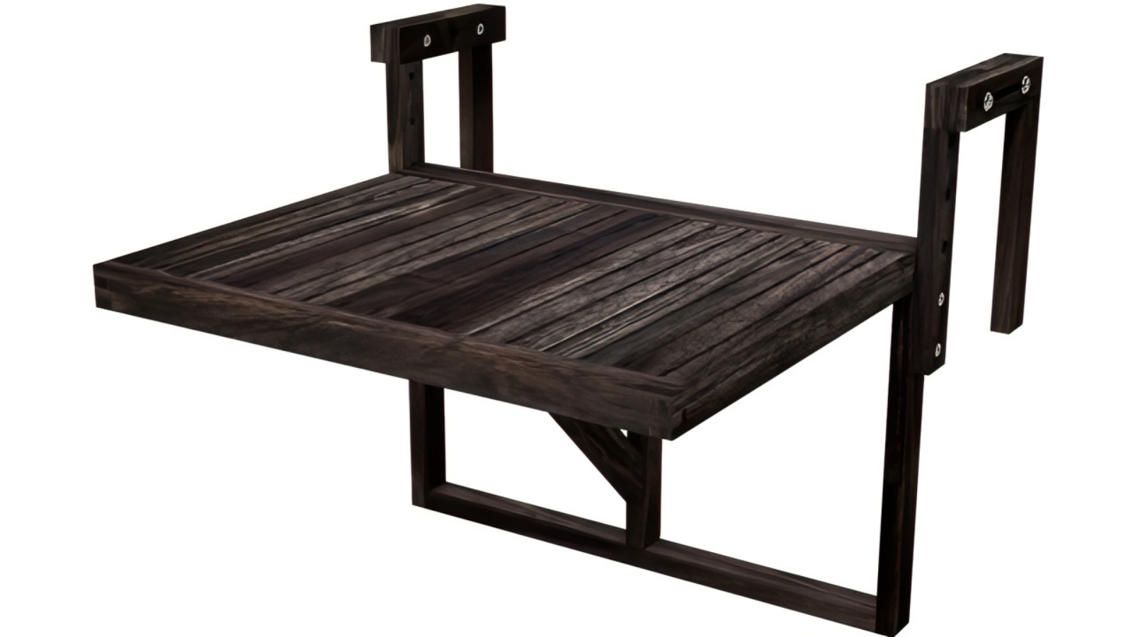 Interbuild Stockholm Balcony Table Hardwax Oiled Espresso Harvey Norman