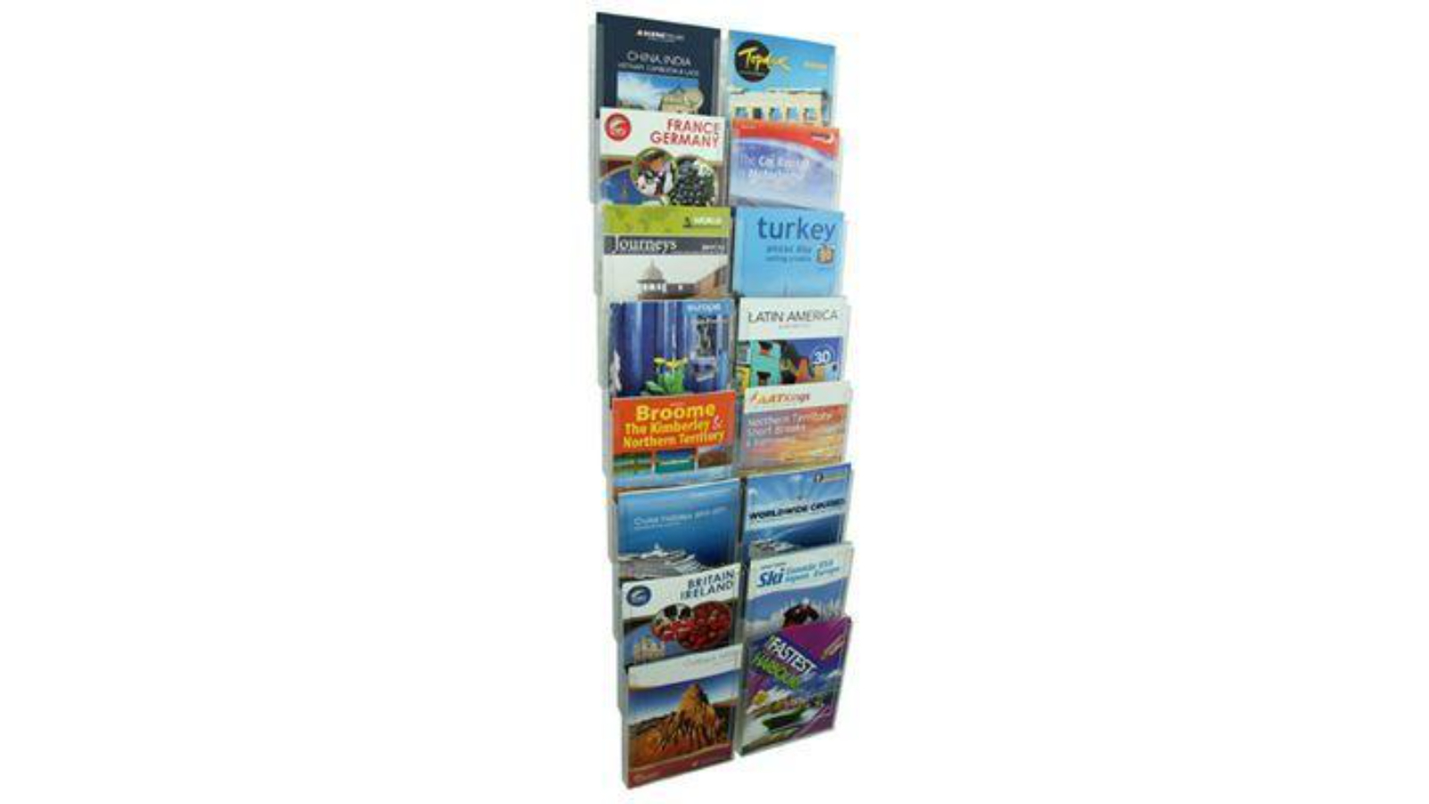 Esselte 16 Pockets A4 Cliplock Brochure Holder