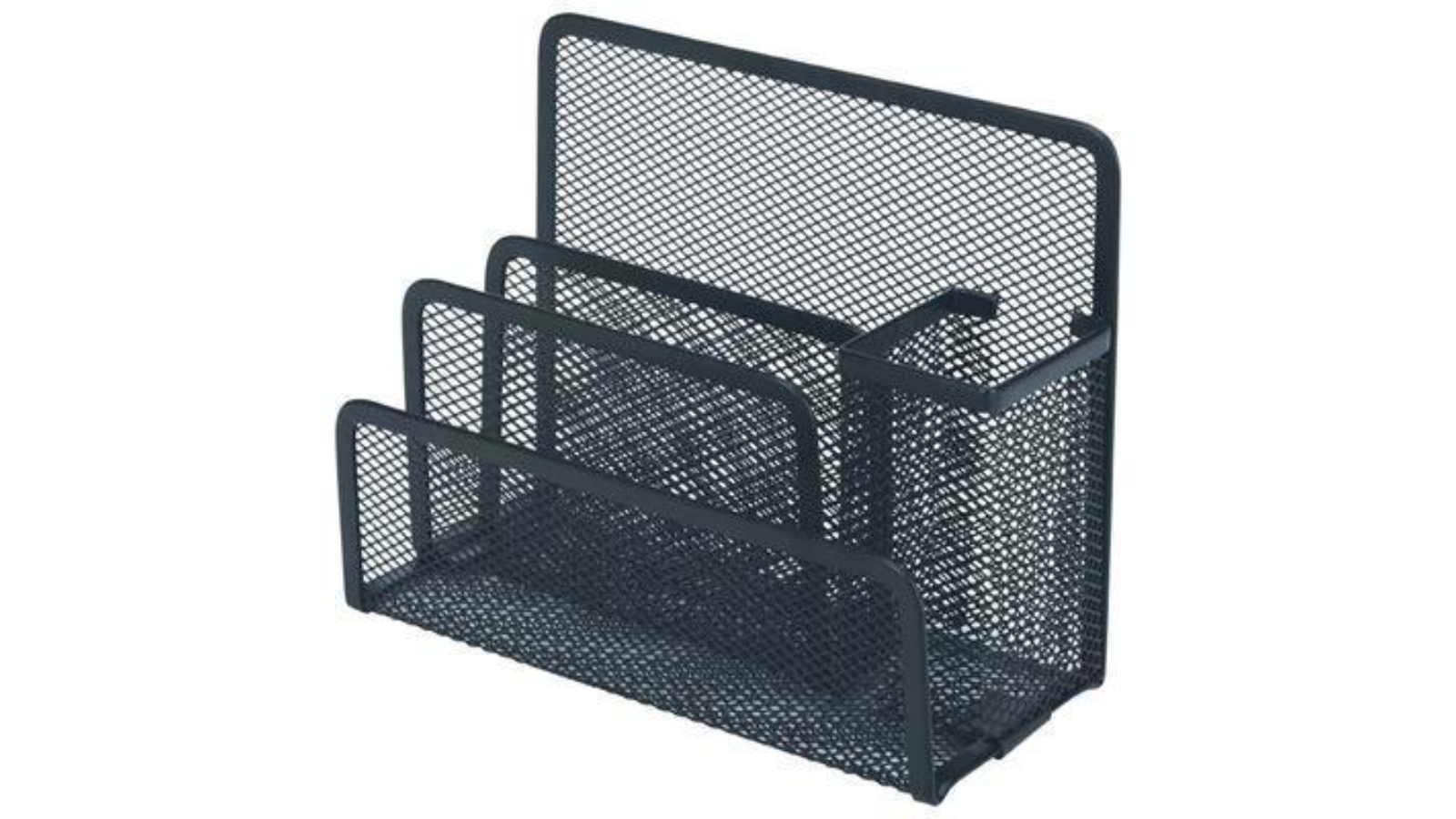 Esselte Metal Mesh Desk Organiser - Black