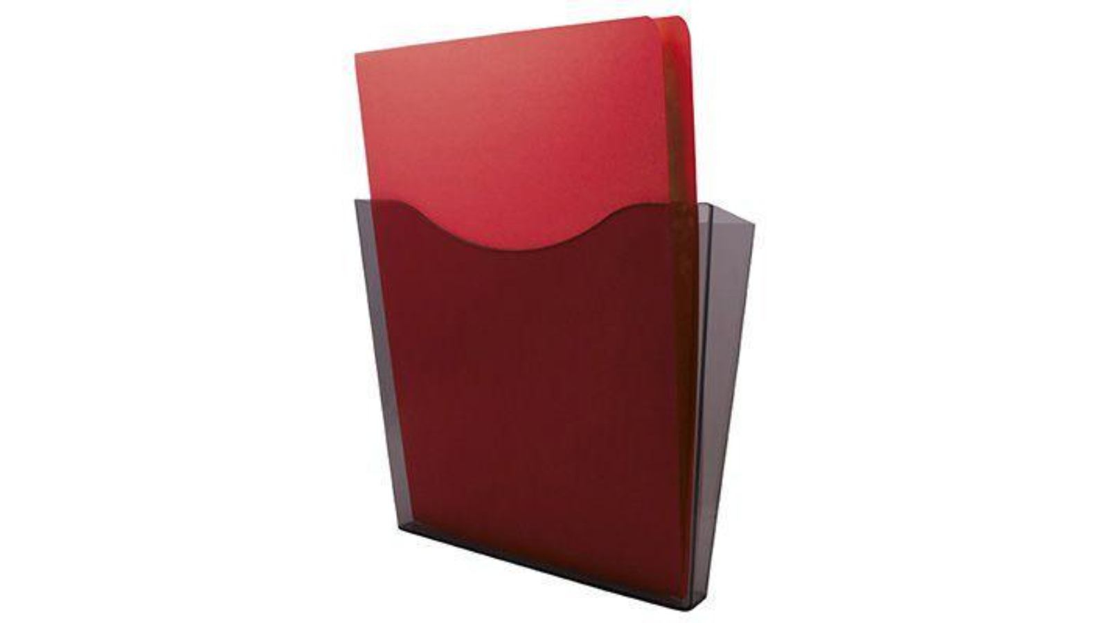 Esselte Document Pocket Wall Mount Portrait Foolscap - Smoke