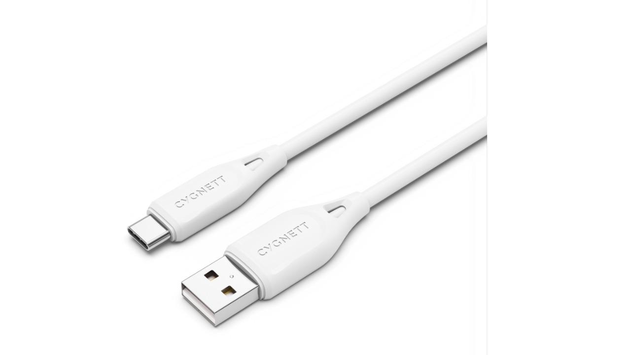 Cygnett Essentials USB-C to USB-A 2m - White