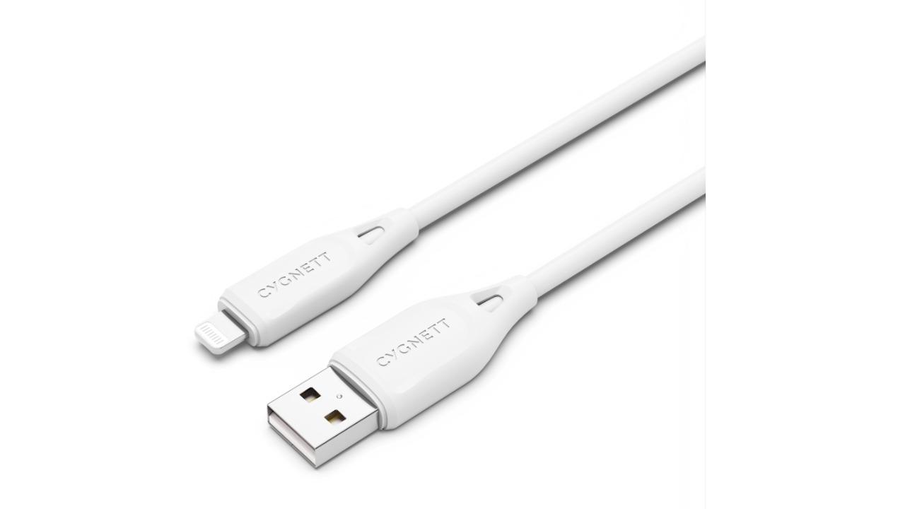 Cygnett Essentials LTG to USB-A 2m - White