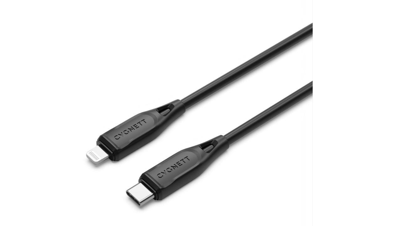 Cygnett Essentials LTG to USB-C 2m - Black