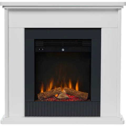 Dimplex 2kW Embassy Mini Mantle Suite Electric Fireplace - White