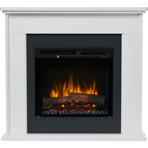 Dimplex 1.5kW Embassy Medium Mantle Suite Electric Fireplace - White