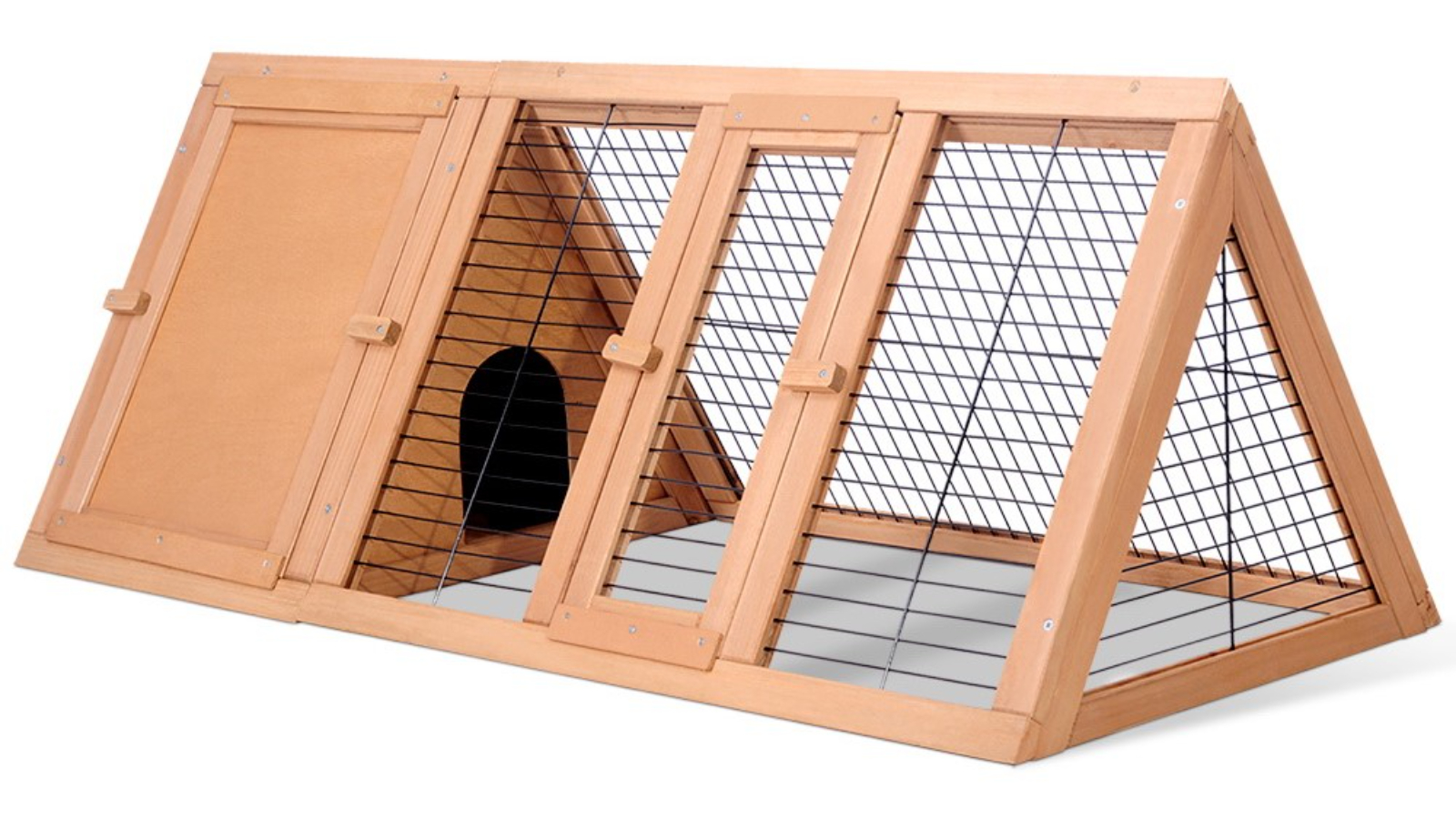 i.Pet Wooden Rabbit Hutch Guinea Pig Chicken Ferret Pet Cage