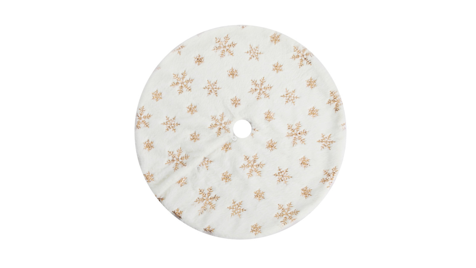 Jingle Jollys Snowflake Ornament Christmas Tree Skirt - 90cm
