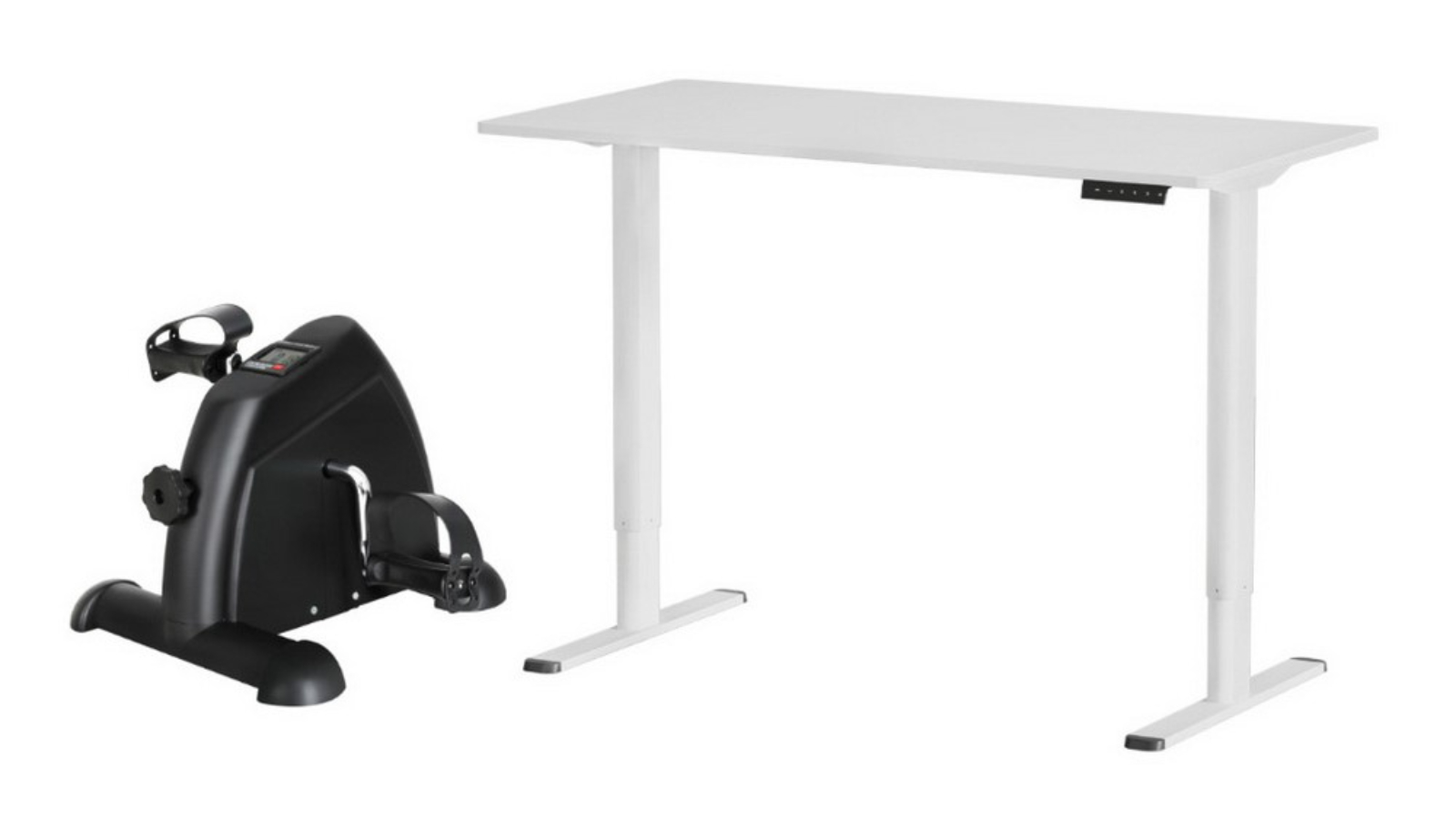 Artiss 120cm Electric Standing Desk with Mini Pedal Exercise Bike