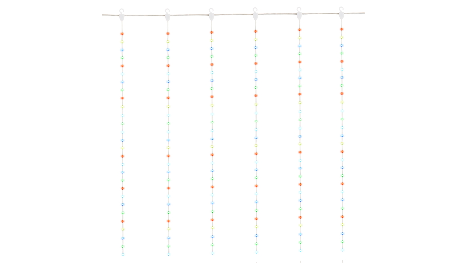 BEEBUY LED RGB Fairy Curtain Lights Remote 