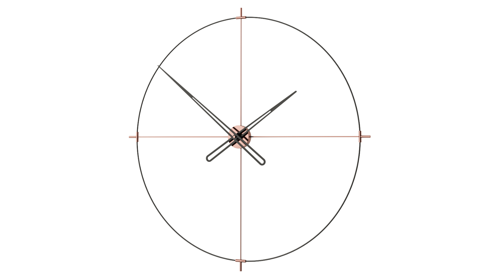 Mclocks 90 Eternal Wall Clock - Rose Gold