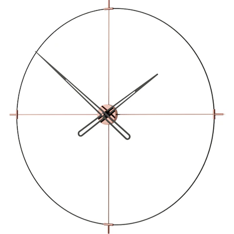 Mclocks 90 Eternal Wall Clock - Rose Gold