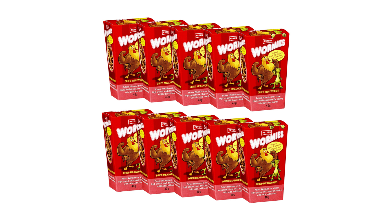 Peters 10 Piece Wormies - 40g