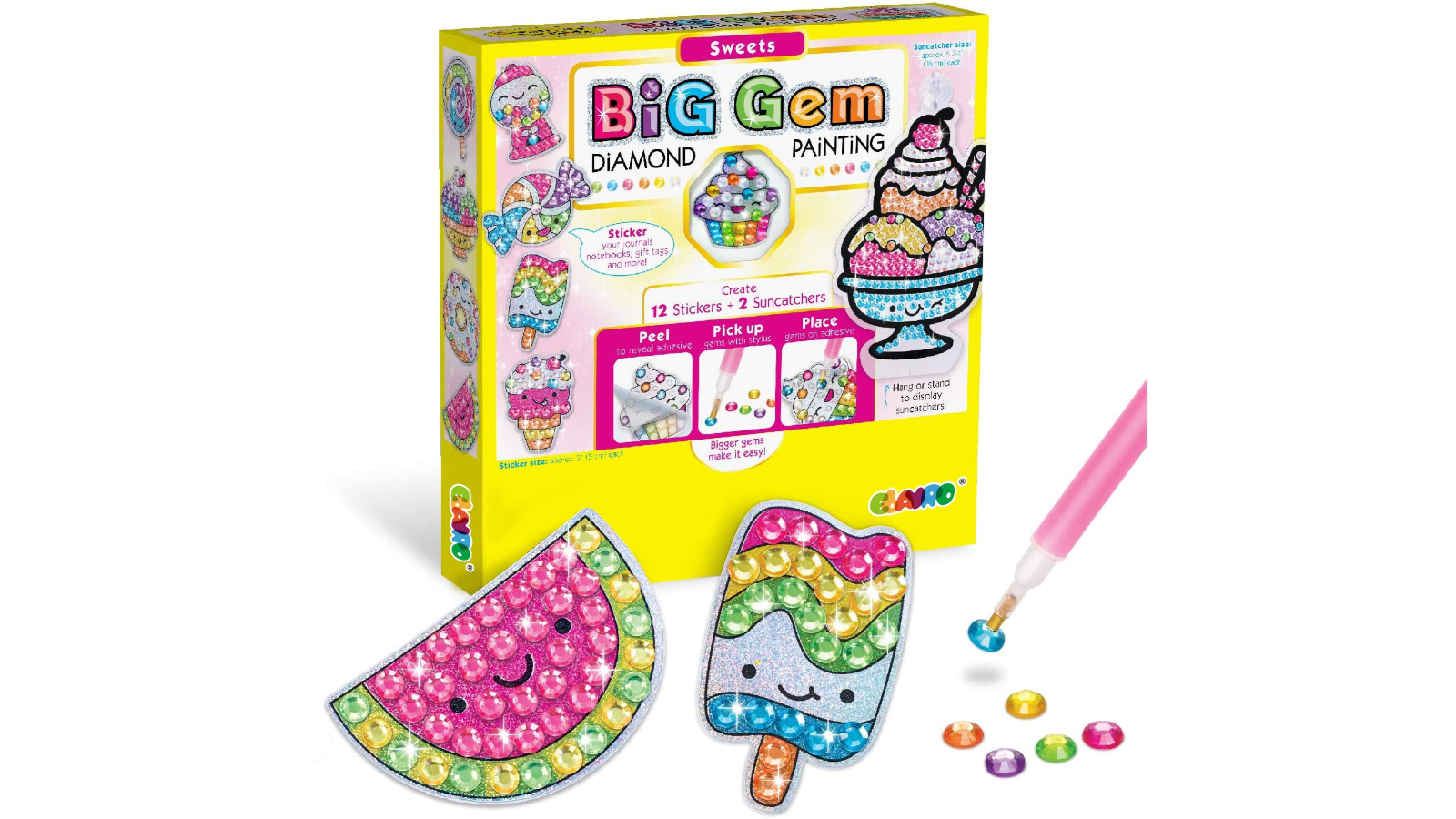 Megajoy Magical Big Gem Painting DIY Arts and Crafts for Kids Sweet