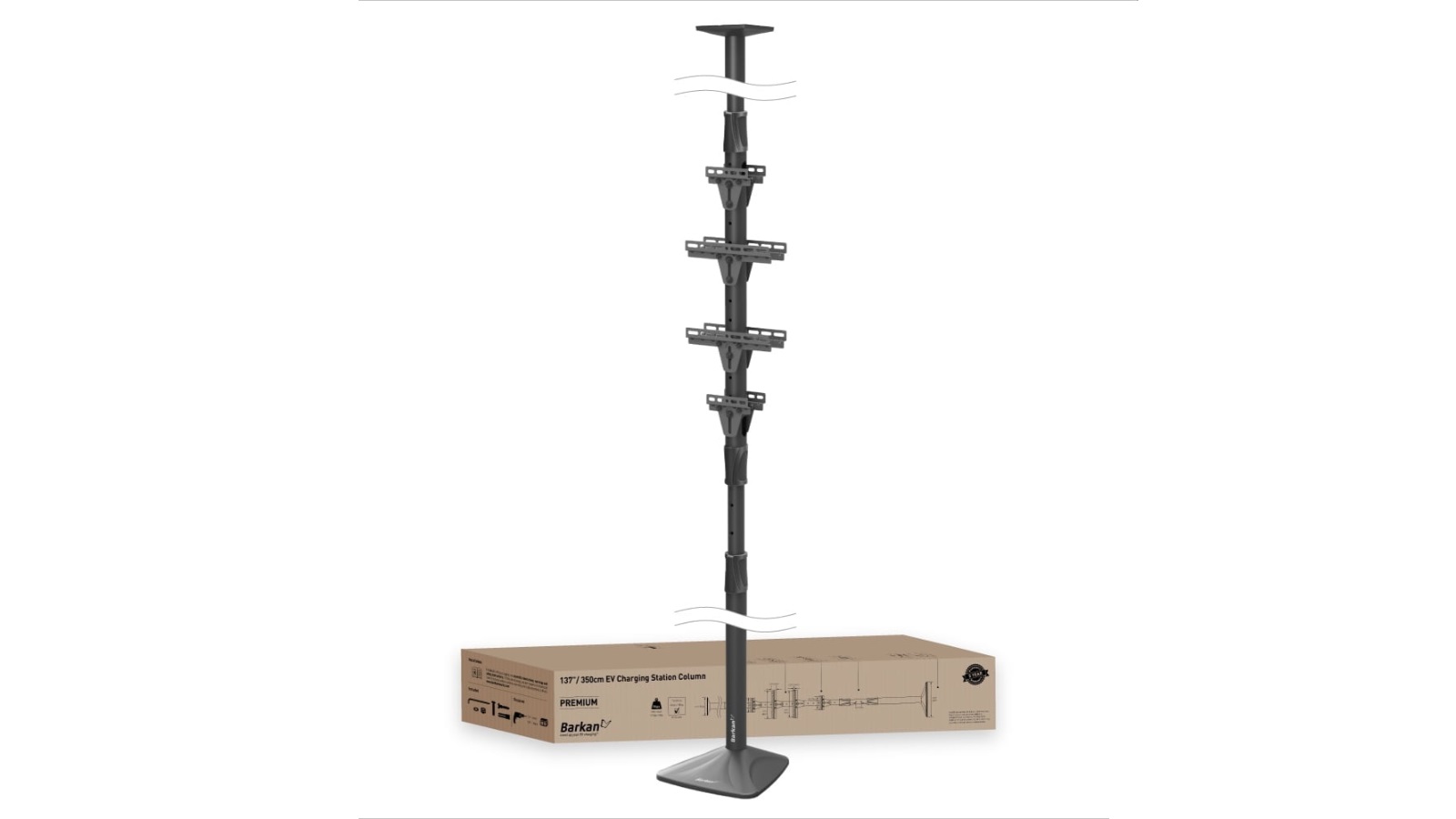 Barkan 350cm EV Charging Station Column