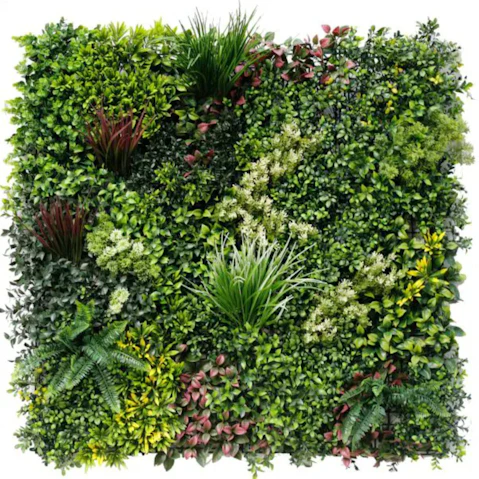 Designer Plants UV Resistant Evergreen Rainforest Vertical Garden - 1 x 1metre