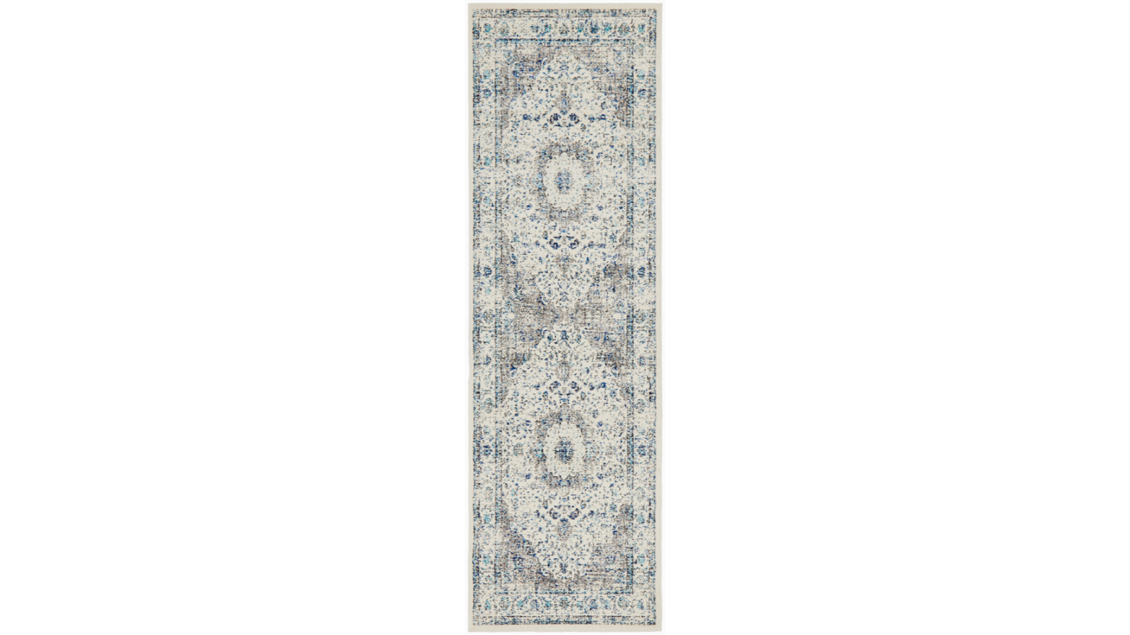 The Weave Studio Awaken 251 White Runner Rug - 500 x 80cm