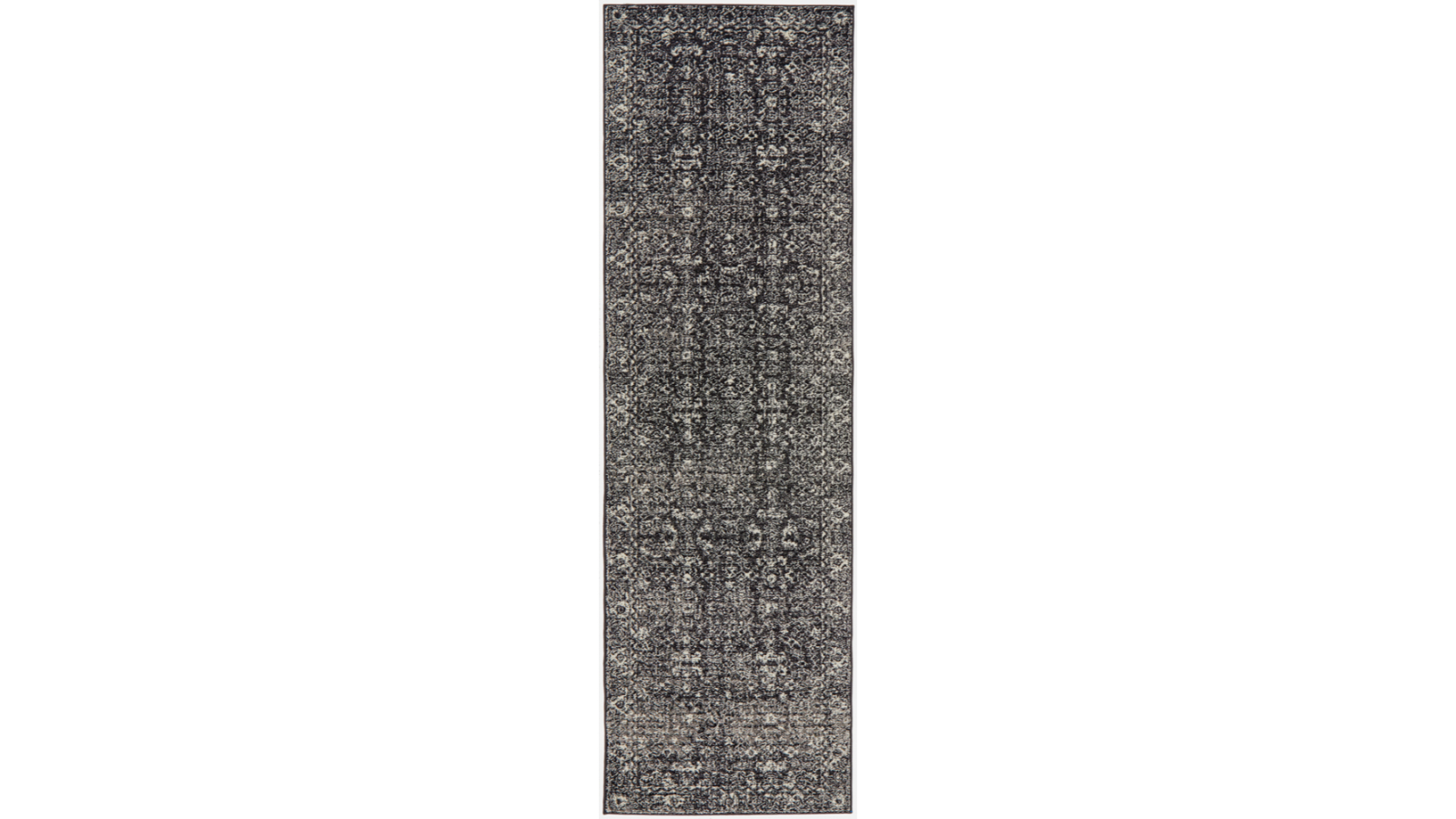 The Weave Studio Awaken 252 Charcoal Runner Rug - 400 x 80cm